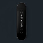 Ihr Name auf einem Skateboard<br><div class="desc">Wenn Sie Hilfe benötigen,  sagen Sie mir,  was Sie gewollt in den Kommentar-Kästchen unten und ich werde es für Sie in jeder Farbe Schriftart und den Schriftart Ihrer Wahl Extremsportschauer machen.</div>