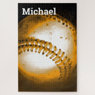 Ihr Name Baseball - Sportart Puzzle