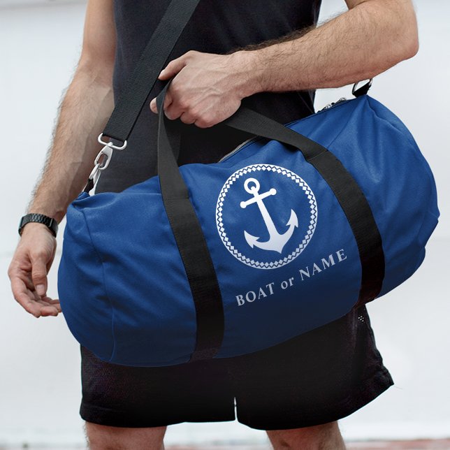 Ihr Name Boot oder Hafen Schiffstauglich Meer Anke Duffle Bag (Von Creator hochgeladen)