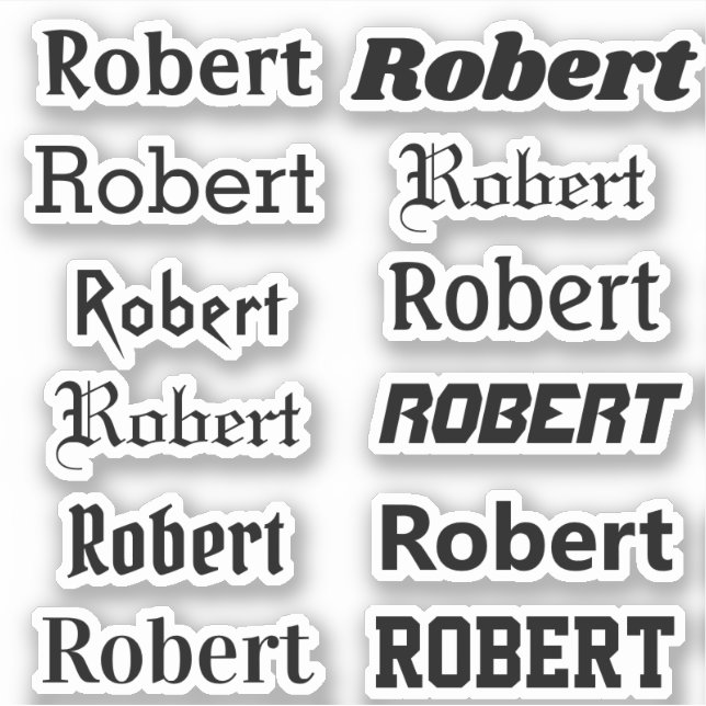 IHR NAME Clear Stickers Window Laptop Car Decks Aufkleber (Vorderseite)