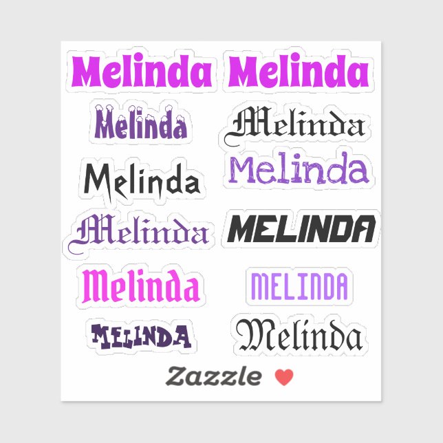 IHR NAME Clear Stickers Window Laptop Car Decks Aufkleber (Blatt)