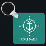 Ihr Name Compass Anchor ca0a Schlüsselanhänger<br><div class="desc">Nautic Your Boat Name Compass Anchor Schlüsselanhänger</div>