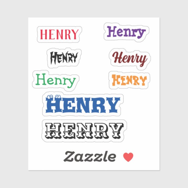 Ihr Name Custom Lap Top Stickers Multicfarben Aufkleber (Blatt)