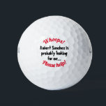 Ihr Name Custom Love Golf Ball<br><div class="desc">Achten Sie darauf, dass Ihre Golfbälle sich unter den anderen herausstellen - und dass jeder weiß, dass sie Ihre sind. Alle Texte sind individuell anpassbar, sodass Ihre Golfbälle wirklich einzigartig sein können. Perfekt für jeden Golfer, ob Sie selbst, ein Freund, ein Kollege, ein Familienmitglied oder jemand anderes. Weitere Informationen und...</div>