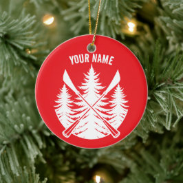 Ihr Name Custom Sup Girl Keramik Ornament