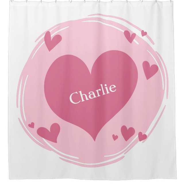 Ihr Name(e) in einem speziellen Duschvorhang für H (Vorderseite)