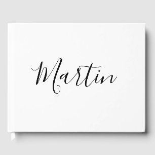 Ihr Name Elegante Schrift Gästebuch
