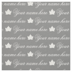 Ihr Name Fabric Personalisiert Canada Name Fabrics Stoff