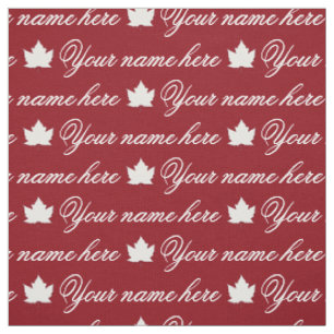 Ihr Name Fabric Personalisiert Canada Name Fabrics Stoff