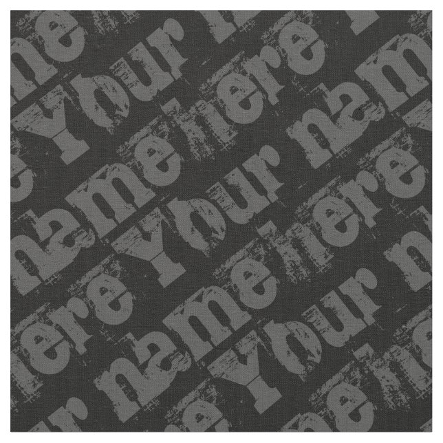Ihr Name Fabric Personalisiert Name Fabrics Cool Stoff (Nahaufnahme)