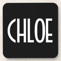 Ihr Name, fett weißer Text | Schwarz