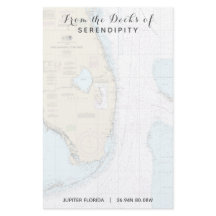 Ihr Name für das Boot aus den Decks von Florida Na