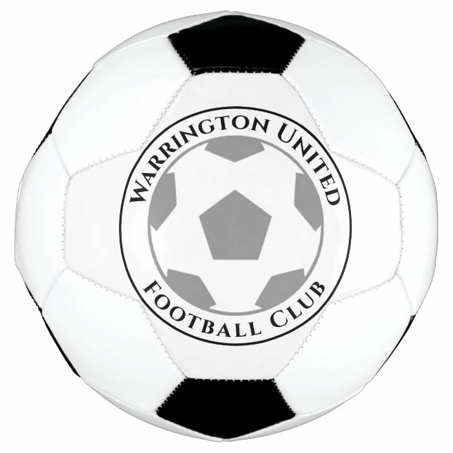Ihr Name für einen Fußballklub Fußball (Vorderseite)