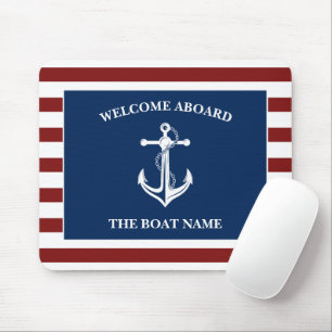Ihr Name für Ihr Schiff Mousepad