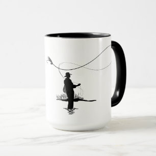 "(Ihr Name) Gone Fish'n" Anpassbar Tasse