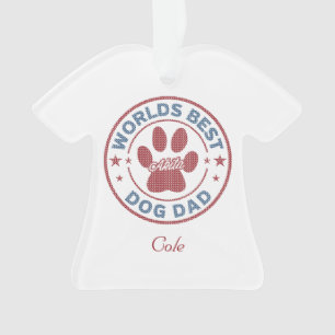 Ihr Name Hund Vater Akita Ugly Sweater Ornament