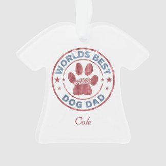 Ihr Name Hund Vater Akita Ugly Sweater Ornament