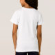 Ihr Name & Ihr Boot Vintag Ankerstars Blau & Weiß T-Shirt (Rückseite)