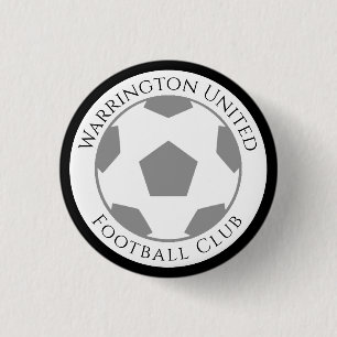 Ihr Name im Football Club Button
