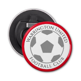 Ihr Name im Football Club Flaschenöffner