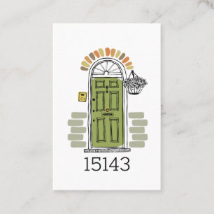 Ihr Name im Zip-Code-Marketing Visitenkarte