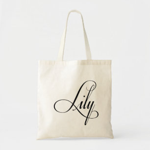 Ihr Name ist Lily Calligraphie Tragetasche