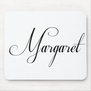 Ihr Name ist Margaret Calligraphie Mousepad
