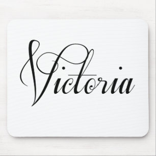 Ihr Name ist Victoria Calligrafie Mousepad