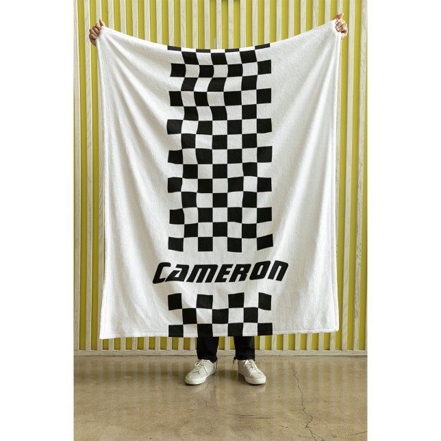 Ihr Name ist vollständig benutzerdefiniert, geprüf Fleecedecke (Von Creator hochgeladen)