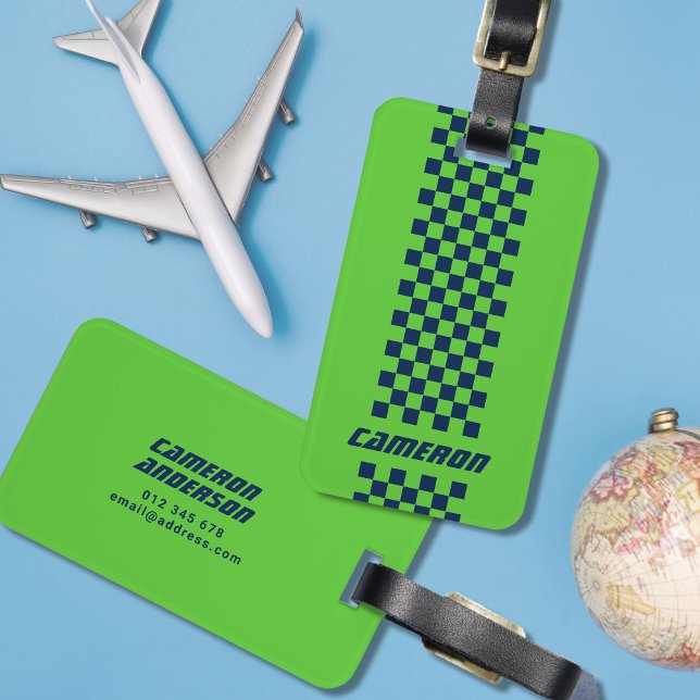 Ihr Name ist vollständig benutzerdefiniert, geprüf Gepäckanhänger (Von Creator hochgeladen)