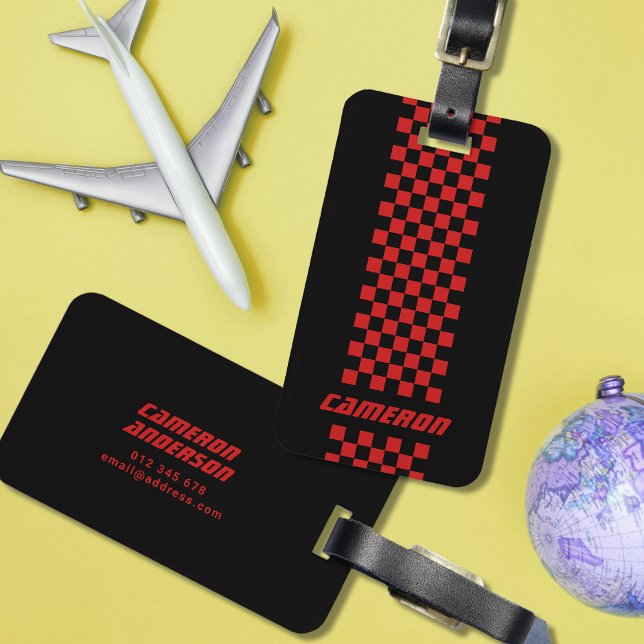 Ihr Name ist vollständig benutzerdefiniert, geprüf Gepäckanhänger (Von Creator hochgeladen)