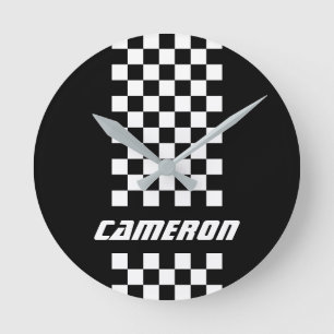 Ihr Name ist vollständig benutzerdefiniert, geprüf Runde Wanduhr