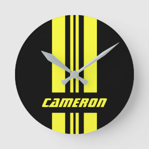 Ihr Name ist vollständig benutzerdefiniert gestric Runde Wanduhr