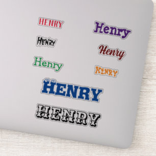 Ihr Name LAP Top-Aufkleber mehrfarbig Aufkleber