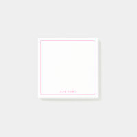 Ihr Name Minimalistisch rosa/weiß
