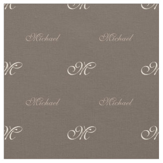 Ihr Name mit Monogram Fabric Stoff