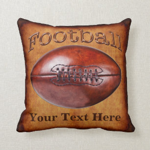 IHR NAME, NUMMER Coolste Vintage-Fußballkissen Kissen