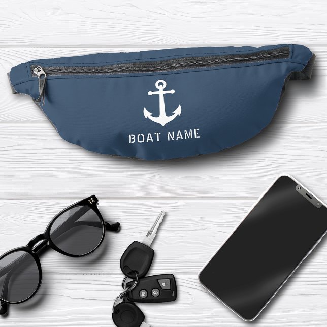 Ihr Name oder Boot Vintage Nautical Anker  Bauchtasche (Von Creator hochgeladen)