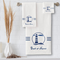 Ihr Name oder Ihr Schiff Nautical Classic Lighthou