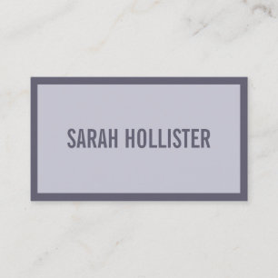 Ihr Name oder Unternehmen   Hazy Purple Lavender Visitenkarte