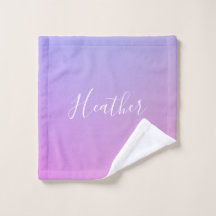 Ihr Name oder Wort | Lila Rosa und Blau Farbverlau