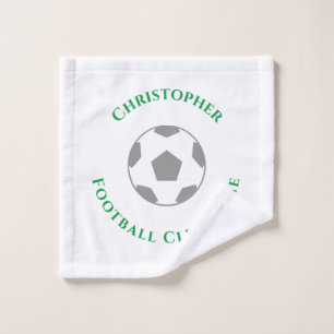 Ihr Name Plus Football Club Name Wash Tuch