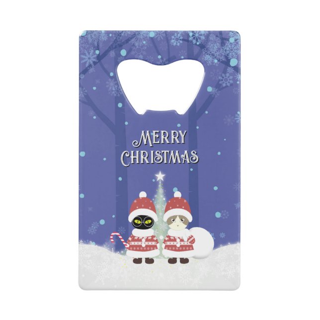 [Ihr Name] Poiluna Weihnachten Geldbeutel Flaschenöffner (Vorderseite)