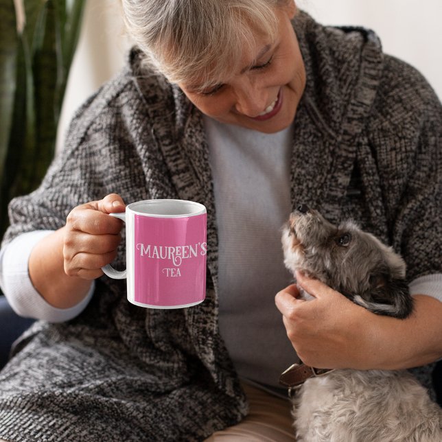 Ihr Name Rosa Tee oder Kaffee Tasse (Von Creator hochgeladen)