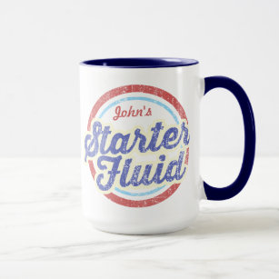 IHR NAME Starter Fluid Coffee Tasse