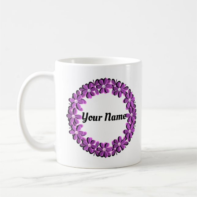 Ihr Name, Text, personalisiert Kaffeetasse (Links)