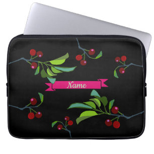 Ihr Name Three Cherries Limb Laptopschutzhülle