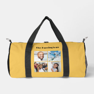 Ihr Name und 8 Fotos - benutzerdefinierte Farbe Duffle Bag
