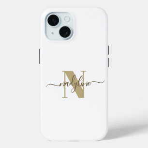 Ihr Name und Anfangsbuchstabe personalisieren Case-Mate iPhone Hülle