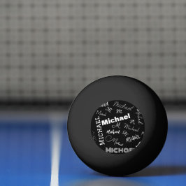 Ihr Name und Ihr benutzerdefiniertes Monogramm-Mus Tischtennisball